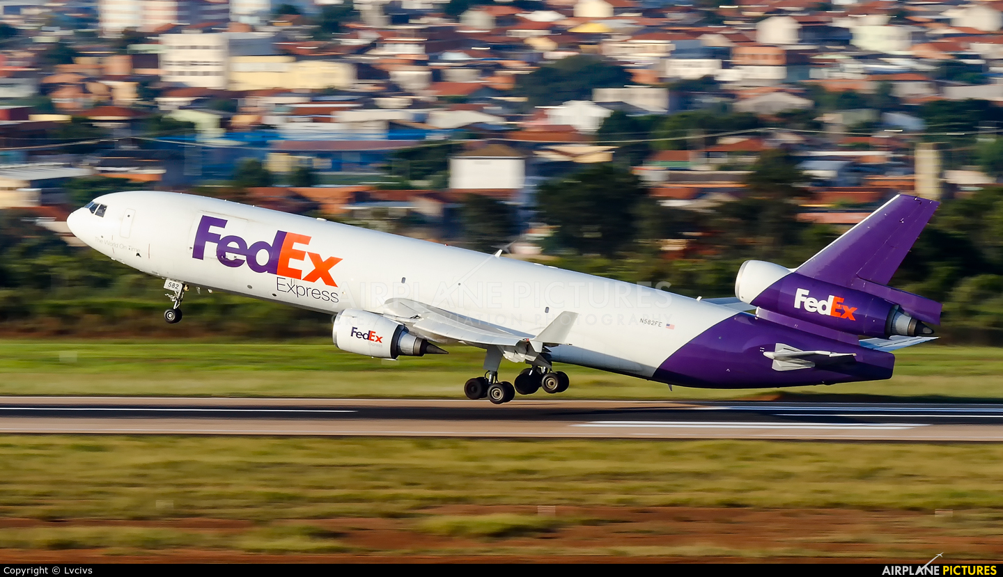 FedEx Federal Express N582FE aircraft at Campinas - Viracopos Intl