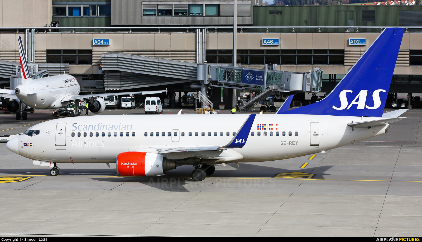 SAS - Scandinavian Airlines SE-REY aircraft at Zurich