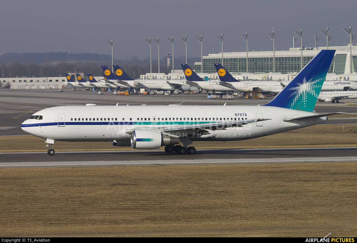 Saudi Aramco Aviation N767A aircraft at Munich