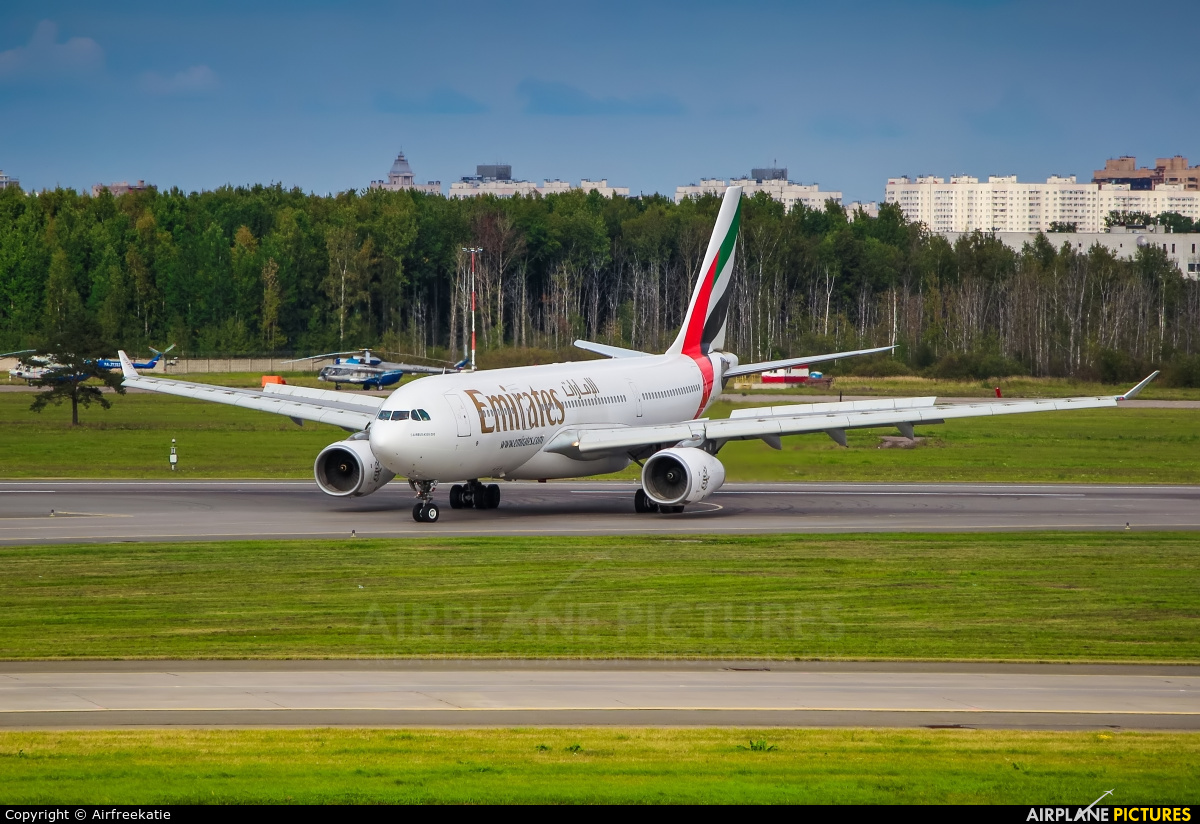 Emirates Airlines A6-EAO aircraft at St. Petersburg - Pulkovo