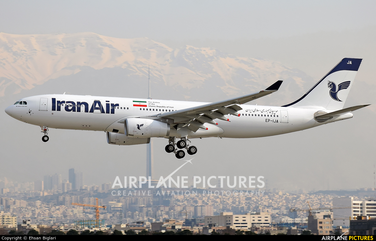 Iran Air EP-IJA aircraft at Tehran - Mehrabad Intl