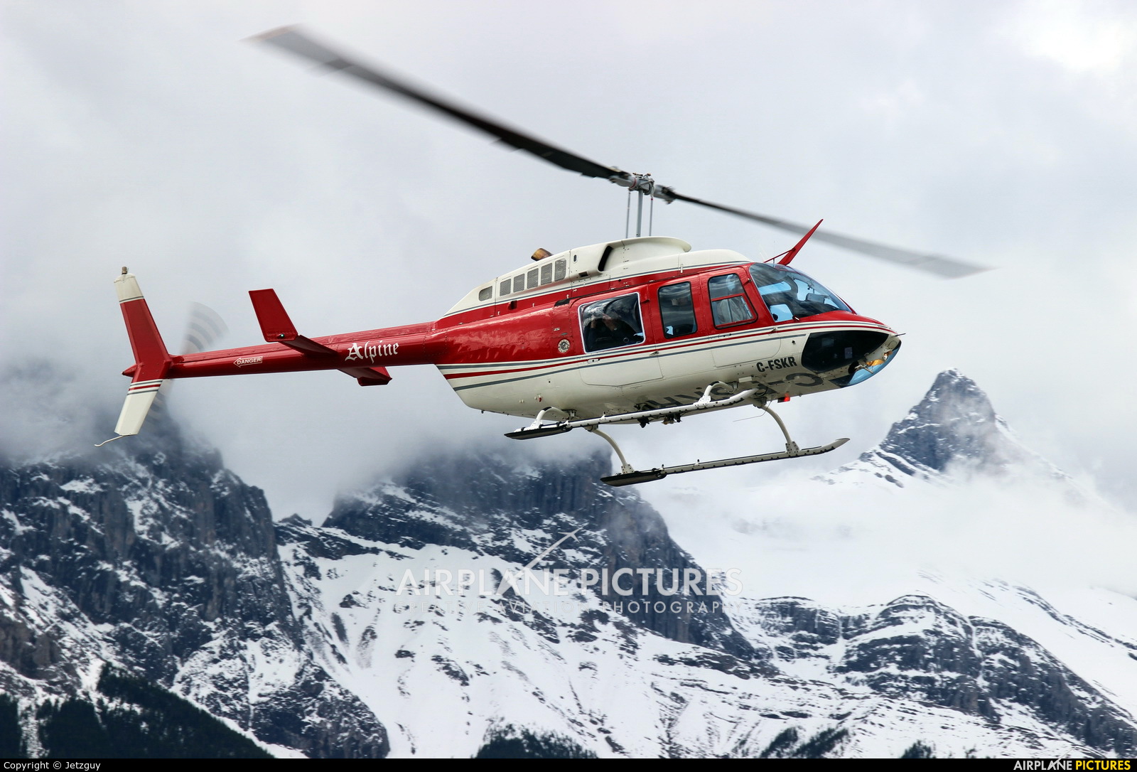 Alpine Helicopters Canada C-FSKR aircraft at Canmore Municipal Heliport