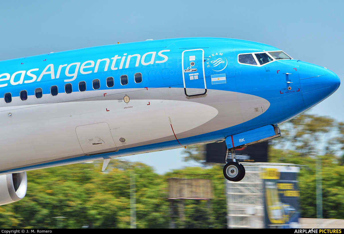 Aerolineas Argentinas LV-FRK aircraft at Buenos Aires - Jorge Newbery