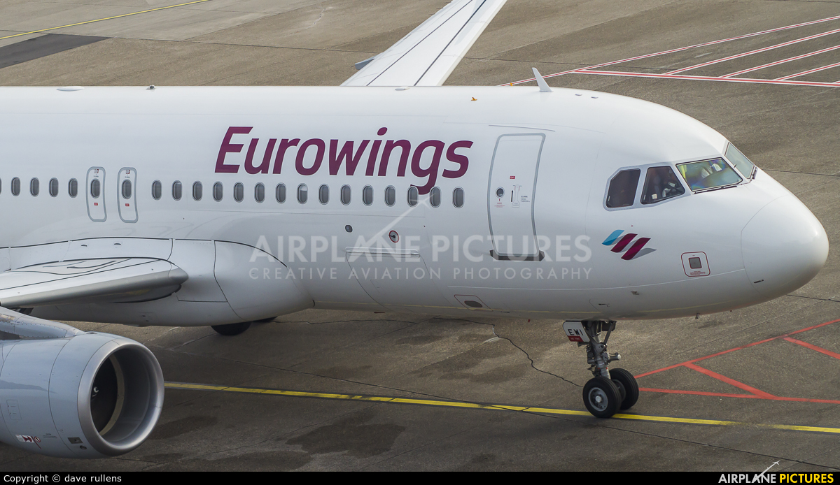 Eurowings D-AEWI aircraft at Düsseldorf