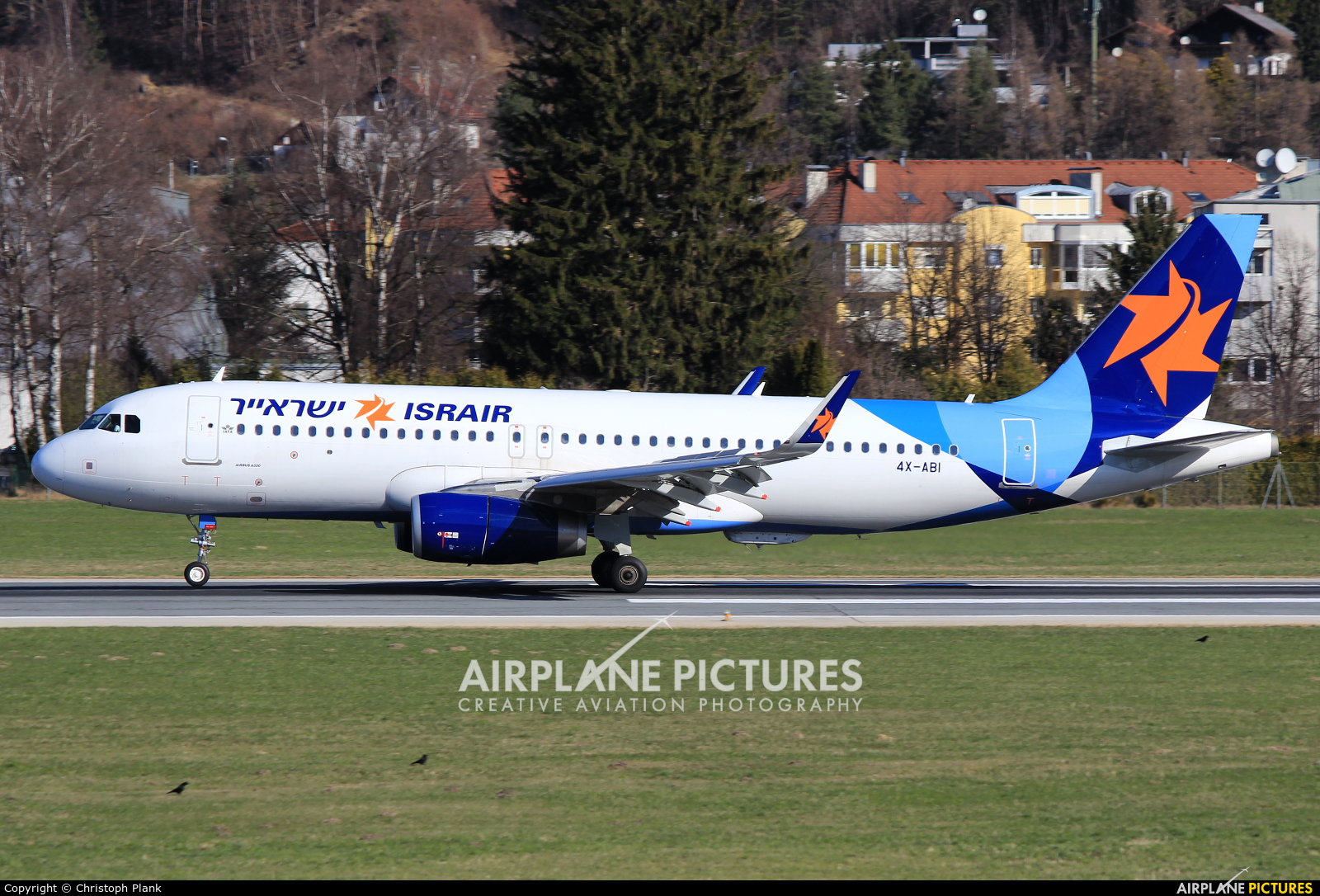 Israir Airlines 4X-ABI aircraft at Innsbruck