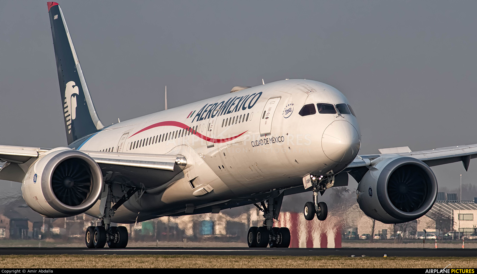 Aeromexico XA-AMR aircraft at Amsterdam - Schiphol