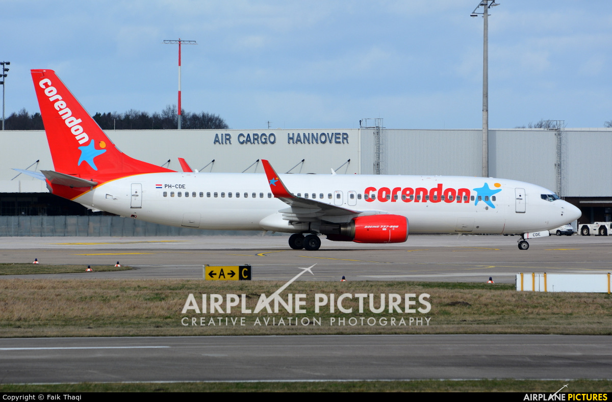 Corendon Dutch Airlines PH-CDE aircraft at Hannover - Langenhagen