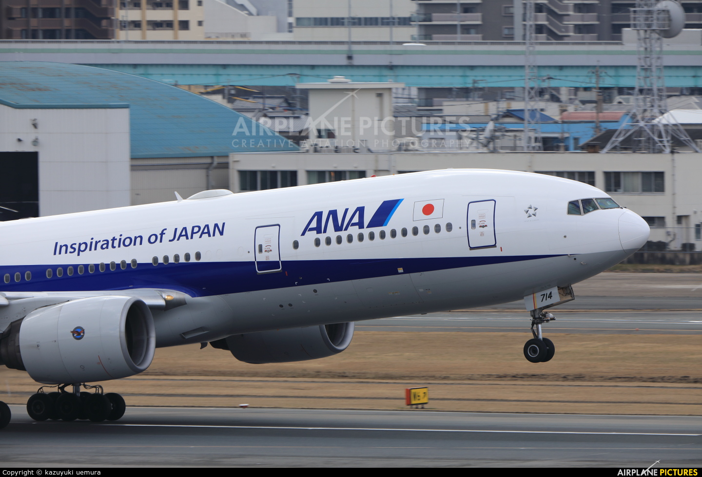 ANA - All Nippon Airways JA714A aircraft at Fukuoka