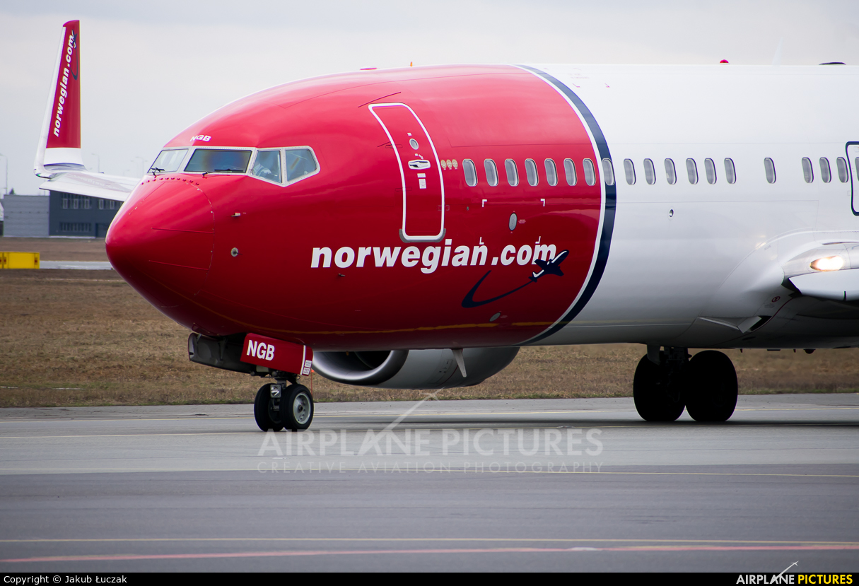 Norwegian Air Shuttle LN-NGB aircraft at Warsaw - Frederic Chopin