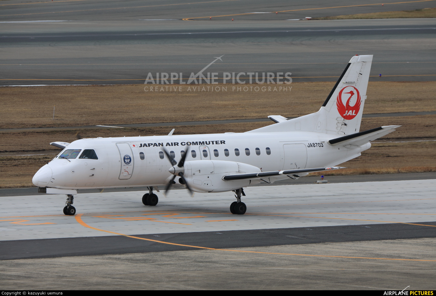 JAL-  Japan Air Commuter JA8703 aircraft at Fukuoka