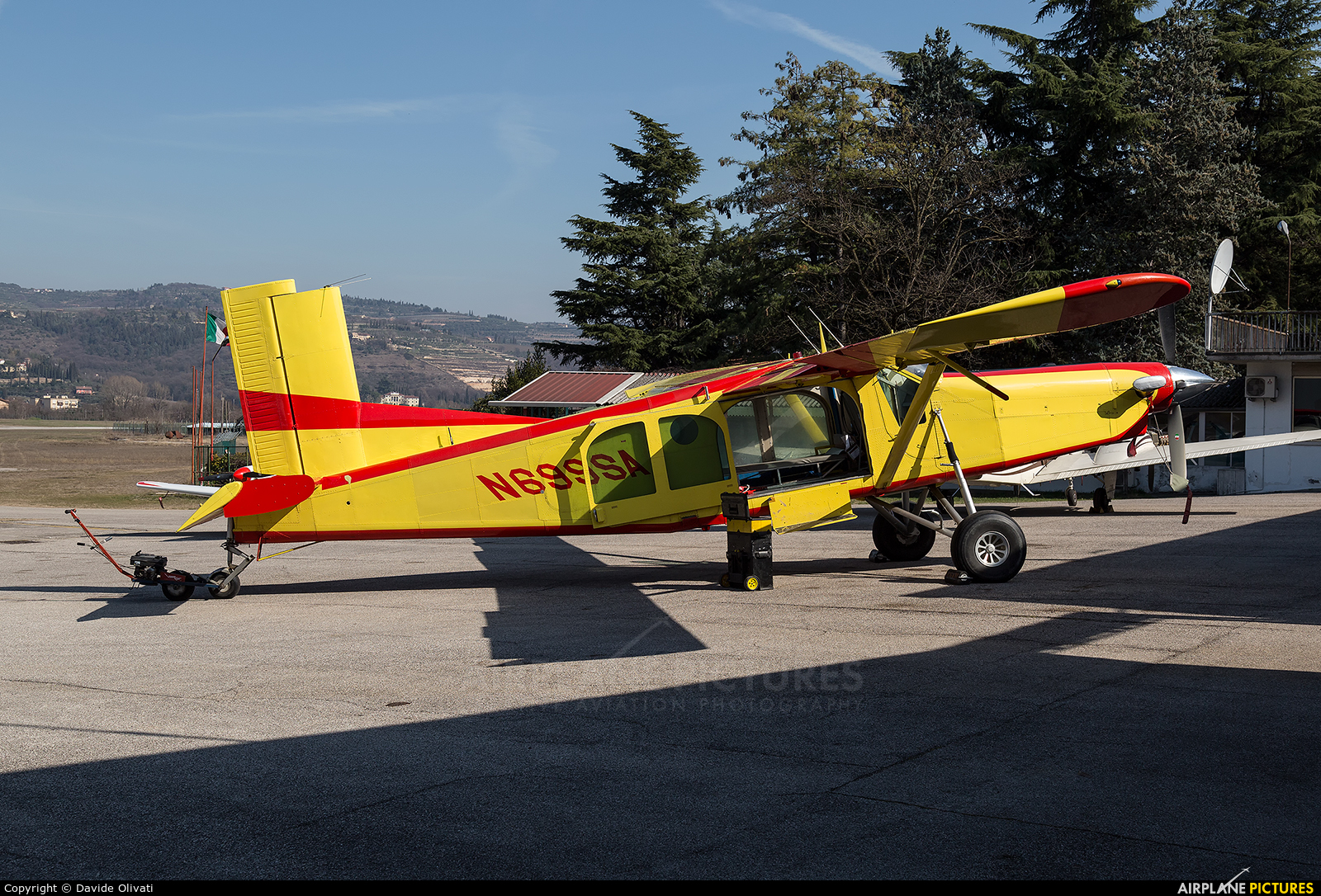 Private N699SA aircraft at Verona - Boscomantico