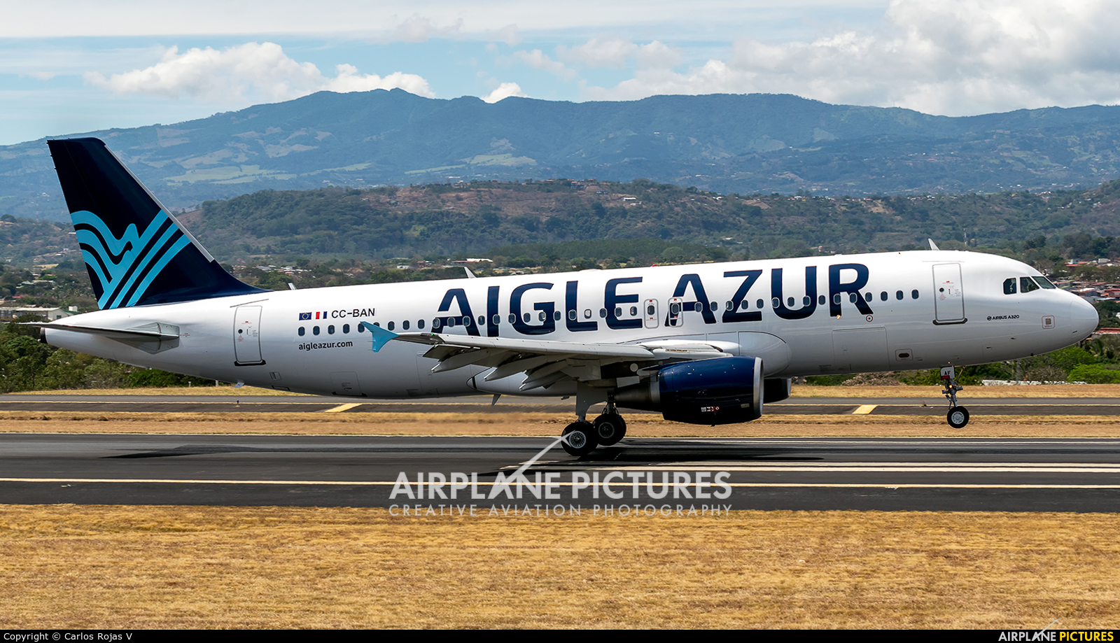 Aigle Azur CC-BAN aircraft at San Jose - Juan Santamaría Intl