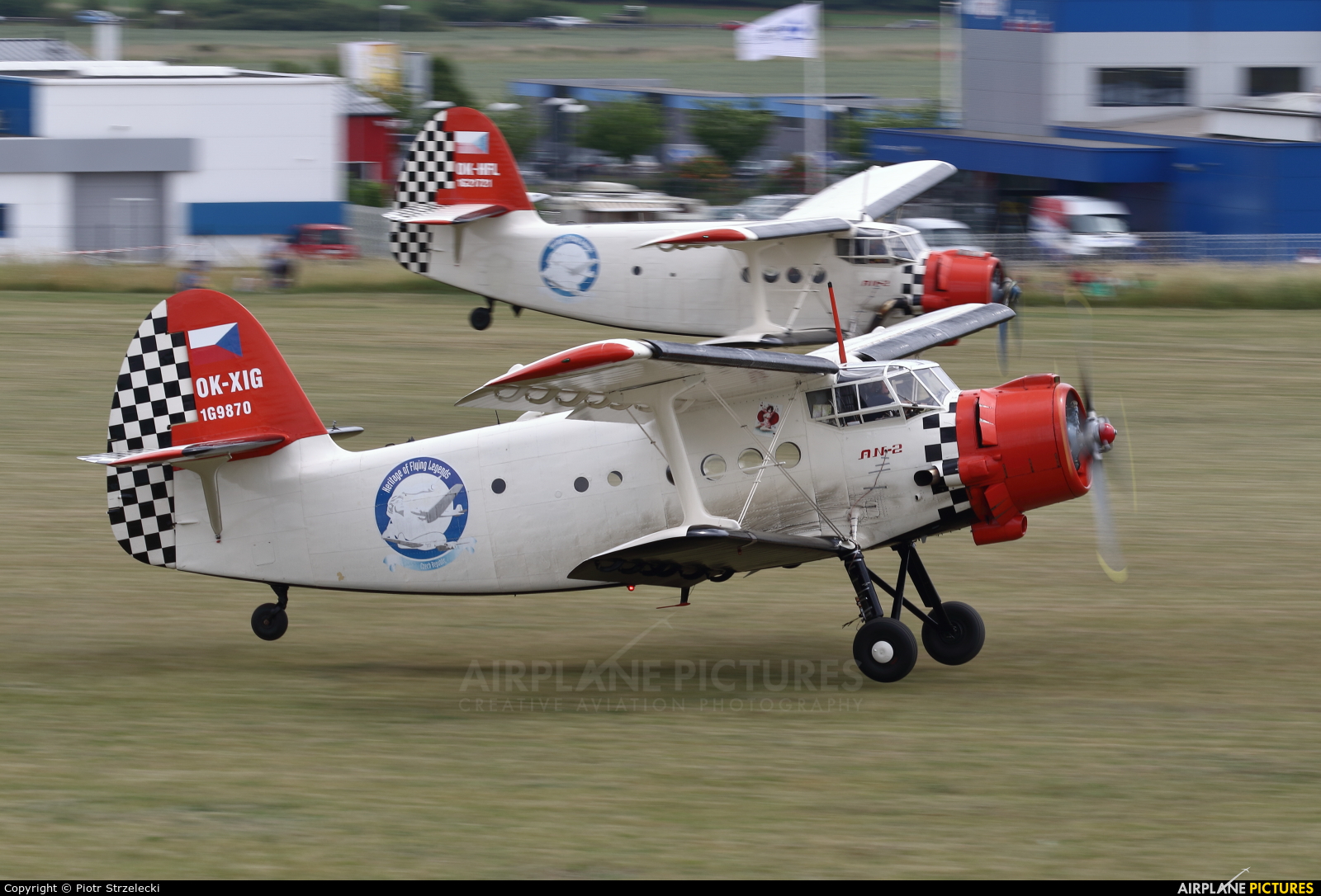 Heritage of Flying Legends OK-XIG aircraft at Mladá Boleslav