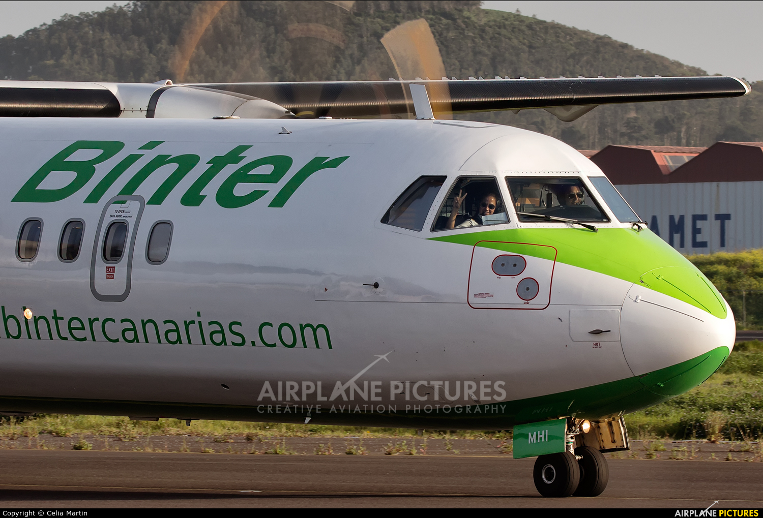 Binter Canarias EC-MHI aircraft at Tenerife Norte - Los Rodeos