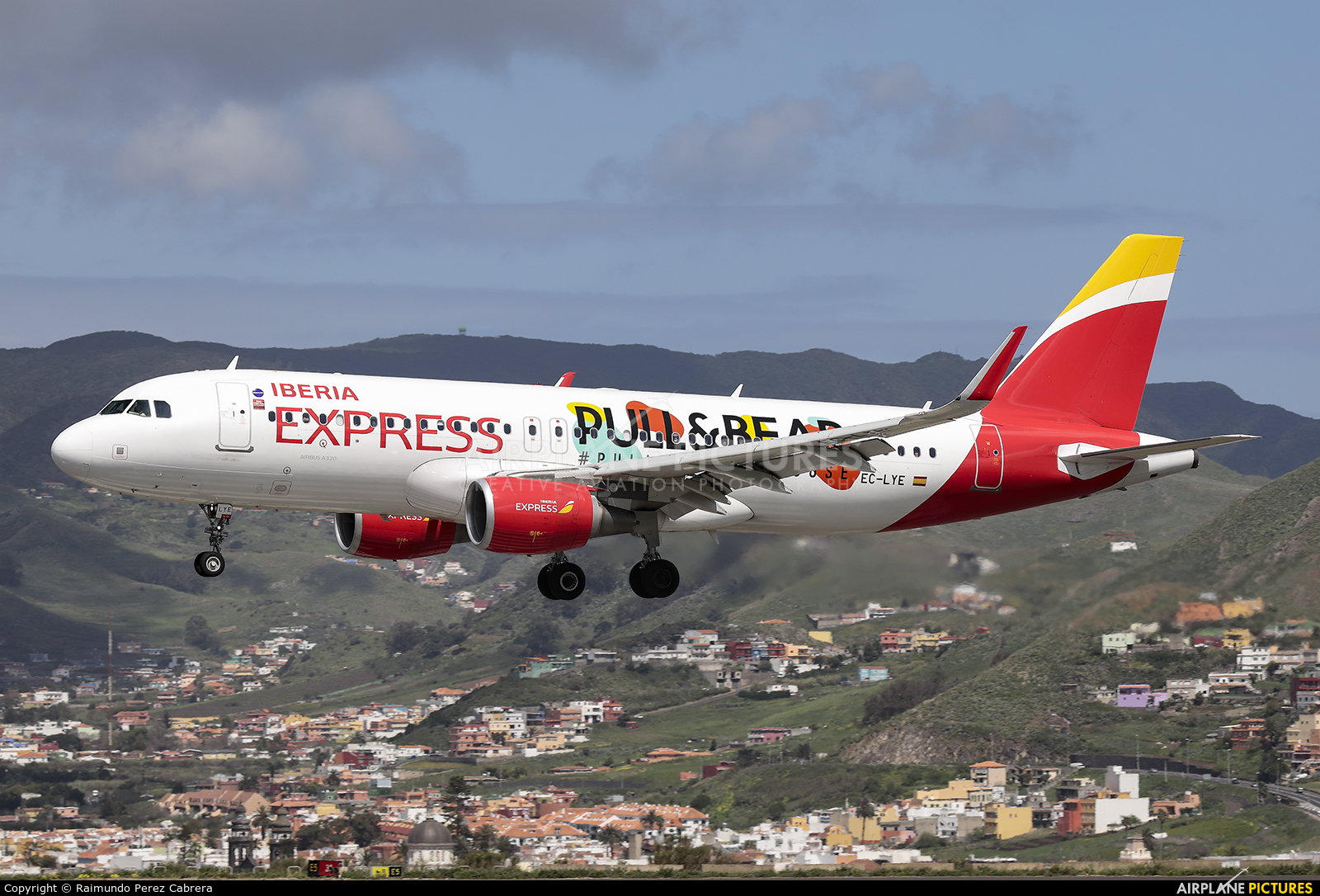 Iberia Express EC-LYE aircraft at Tenerife Norte - Los Rodeos