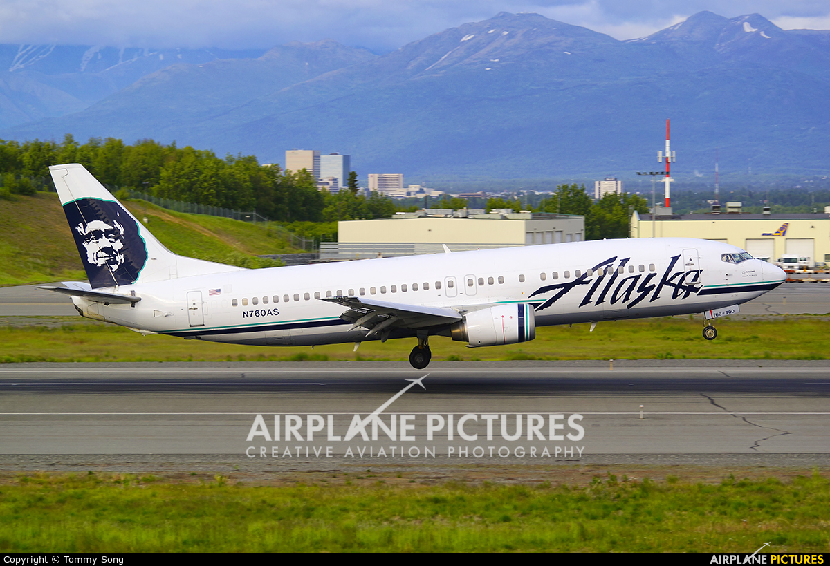 Alaska Airlines N760AS aircraft at Anchorage - Ted Stevens Intl / Kulis Air National Guard Base