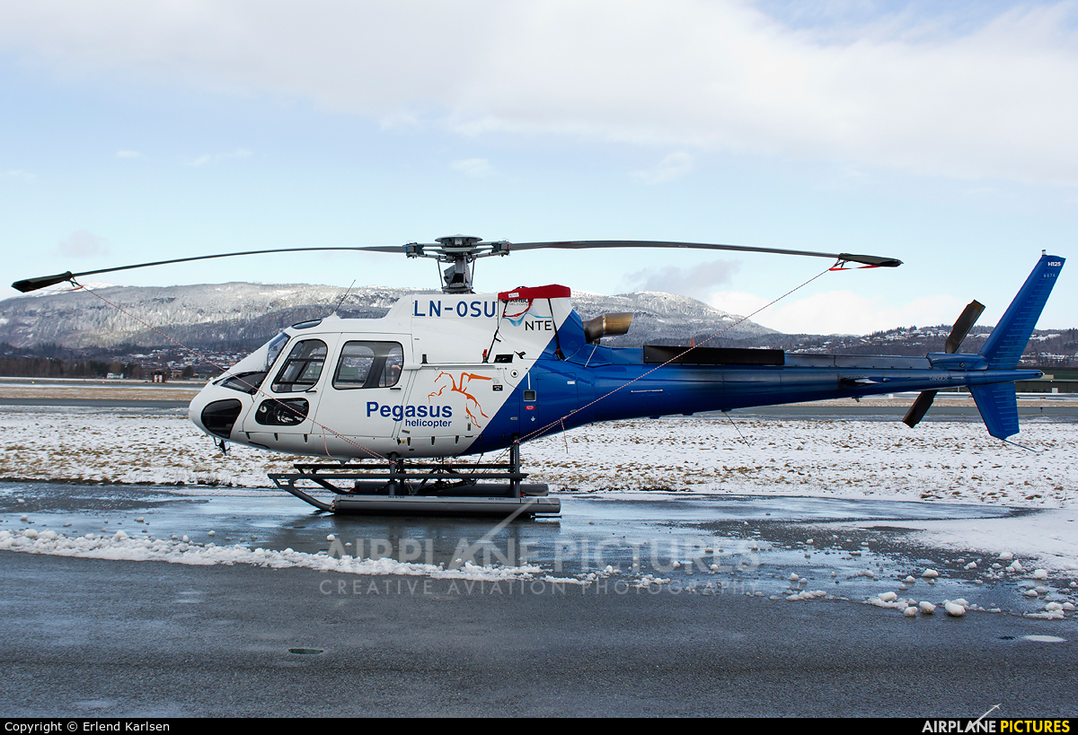 Pegasus Helicopter LN-OSU aircraft at Trondheim - Vaernes