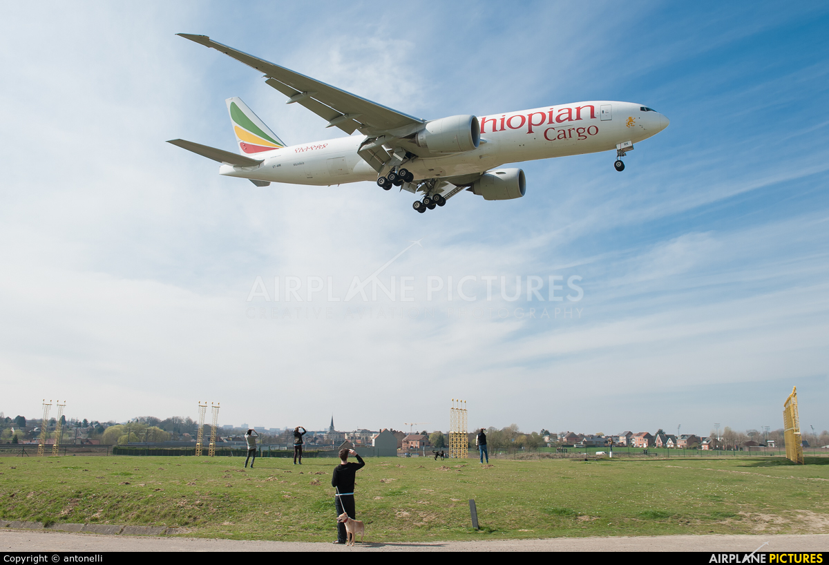 Ethiopian Cargo ET-ARK aircraft at Brussels - Zaventem
