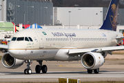 D-AUBO - Saudi Arabian Airlines Airbus A320 aircraft