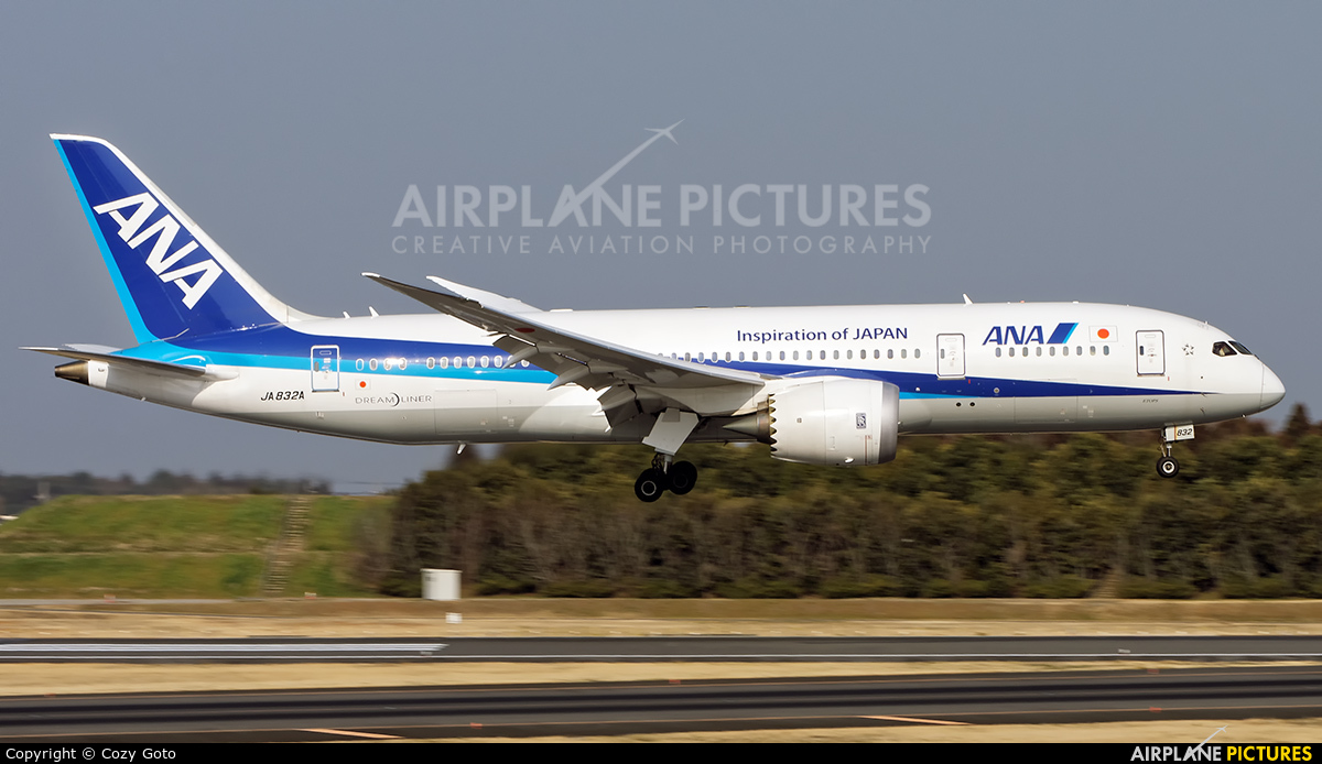 ANA - All Nippon Airways JA832A aircraft at Tokyo - Narita Intl