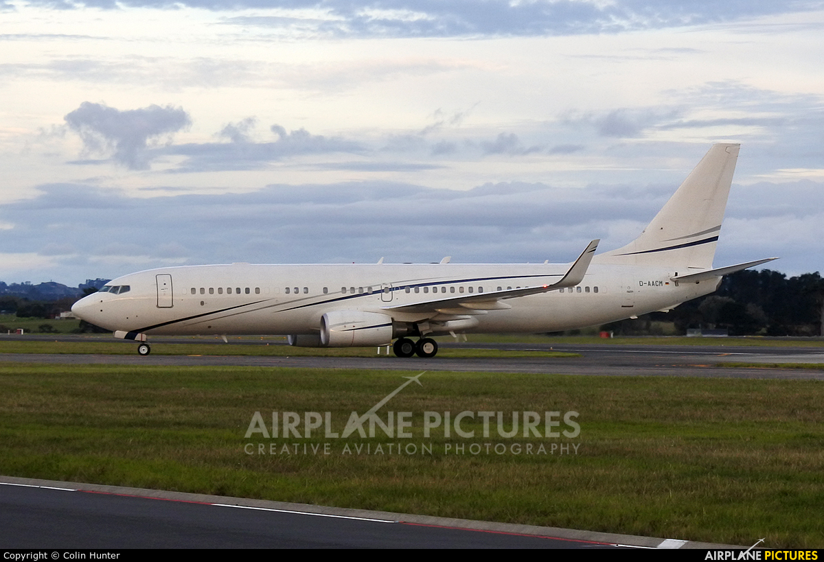 Private D-AACM aircraft at Auckland Intl