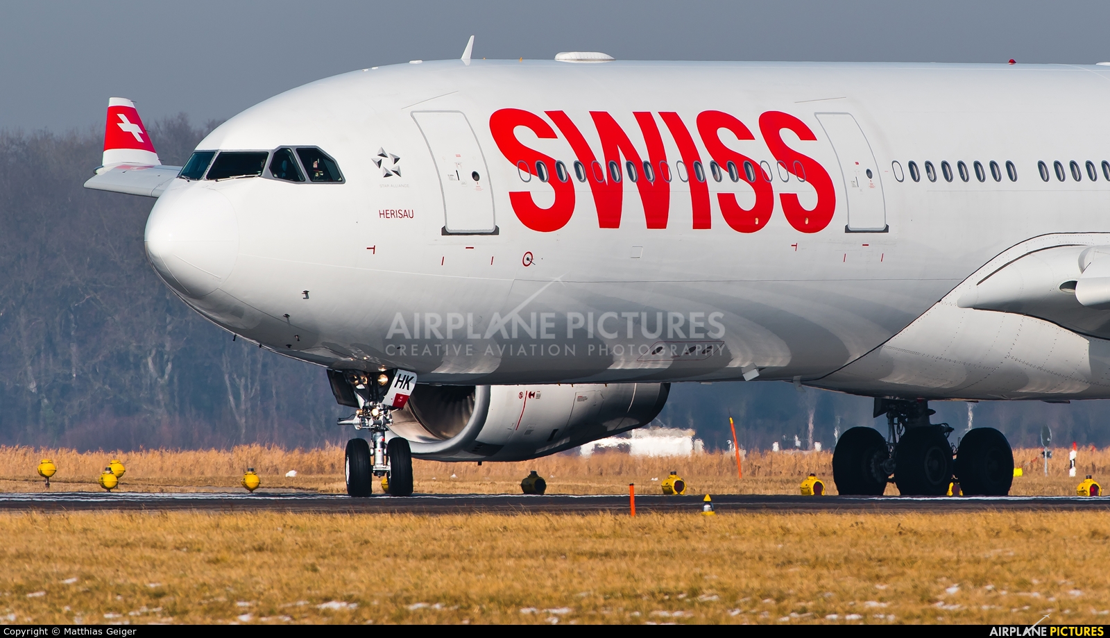 Swiss HB-JHK aircraft at Zurich