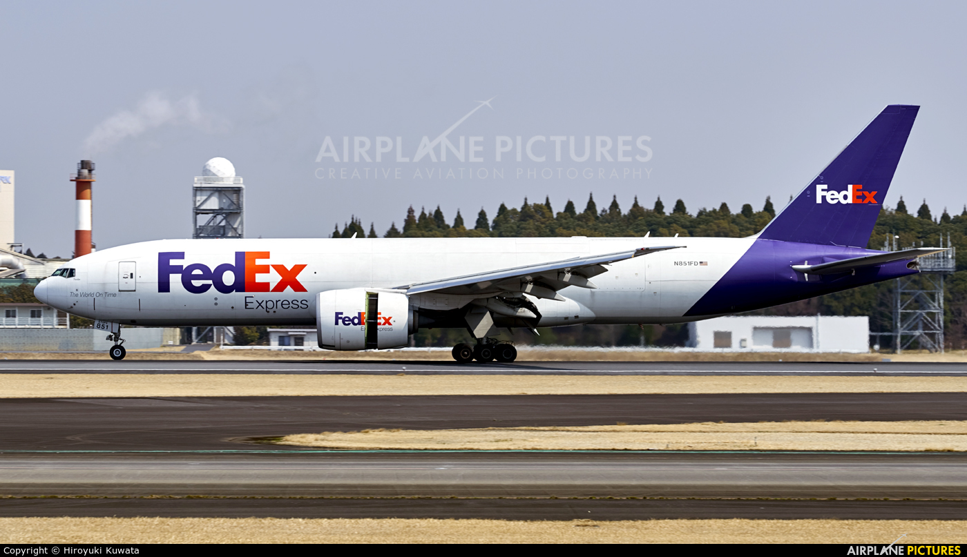 FedEx Federal Express N851FD aircraft at Tokyo - Narita Intl