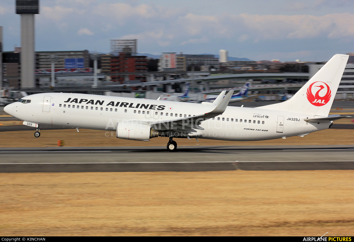JAL - Japan Airlines JA329J aircraft at Osaka - Itami Intl