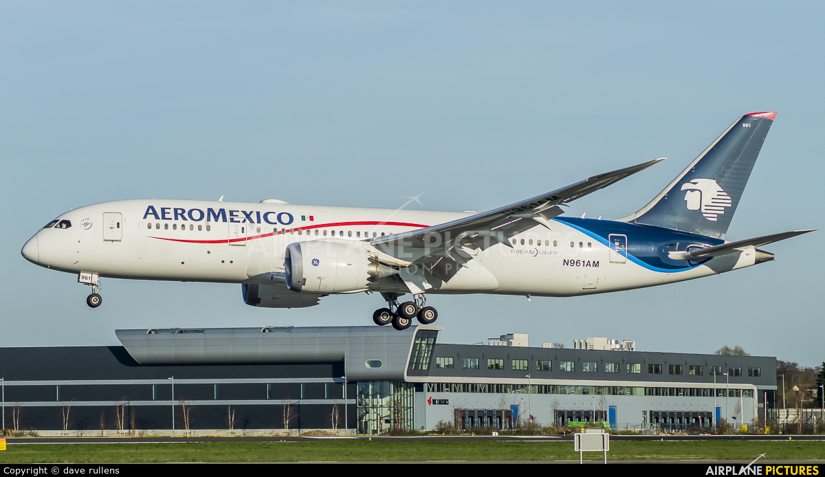 Aeromexico N961AM aircraft at Amsterdam - Schiphol