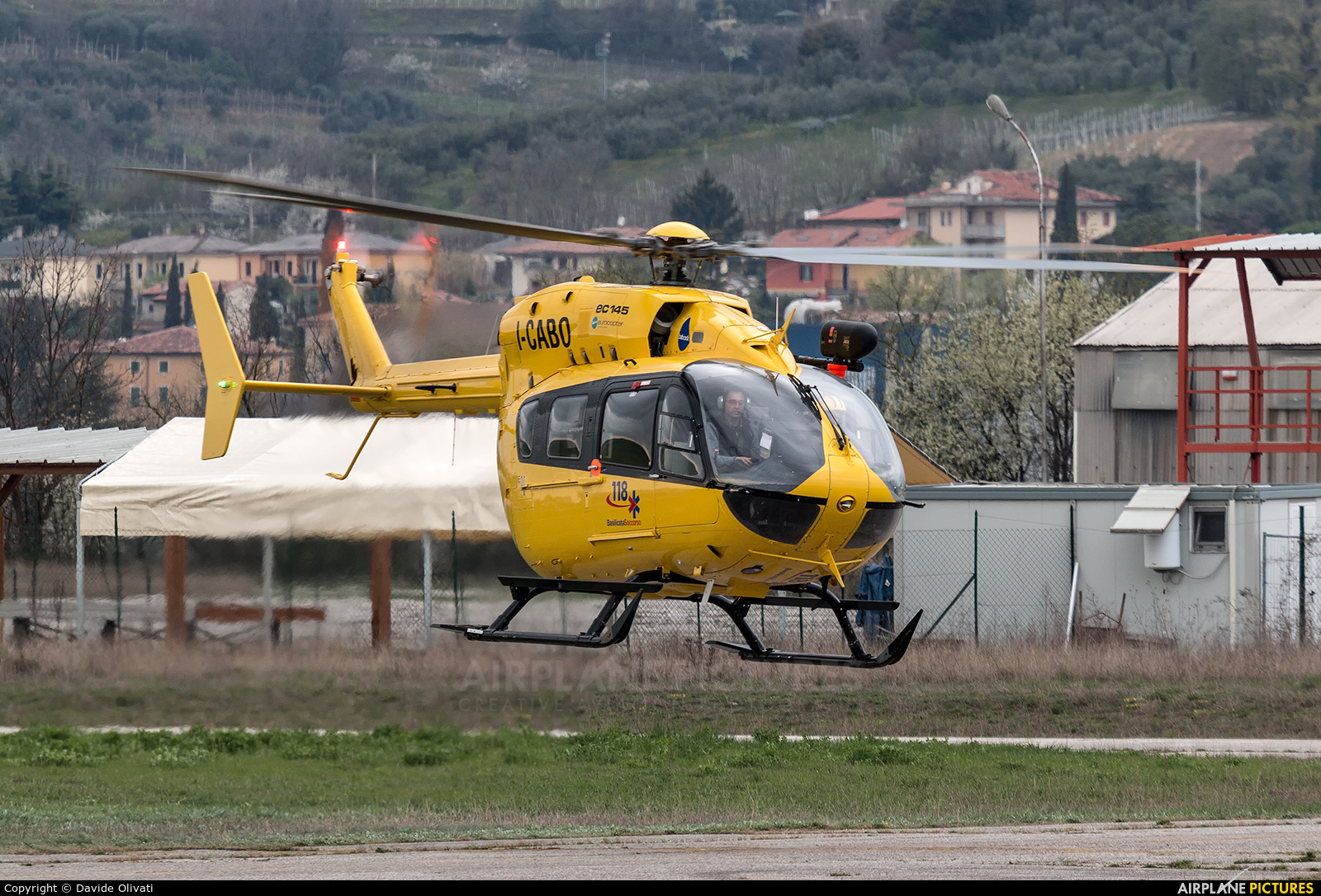 Babcok M.C.S Italia I-CABO aircraft at Verona - Boscomantico