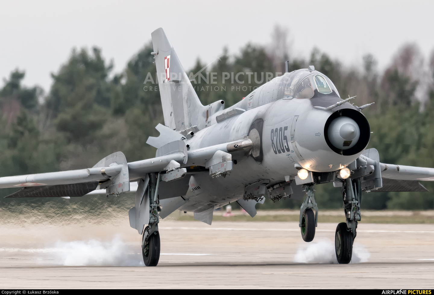 Poland - Air Force 8205 aircraft at Świdwin