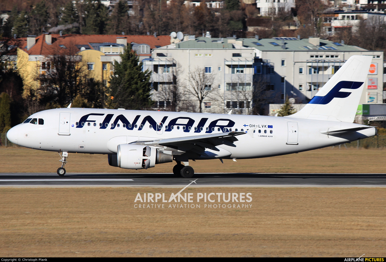 Finnair OH-LVK aircraft at Innsbruck