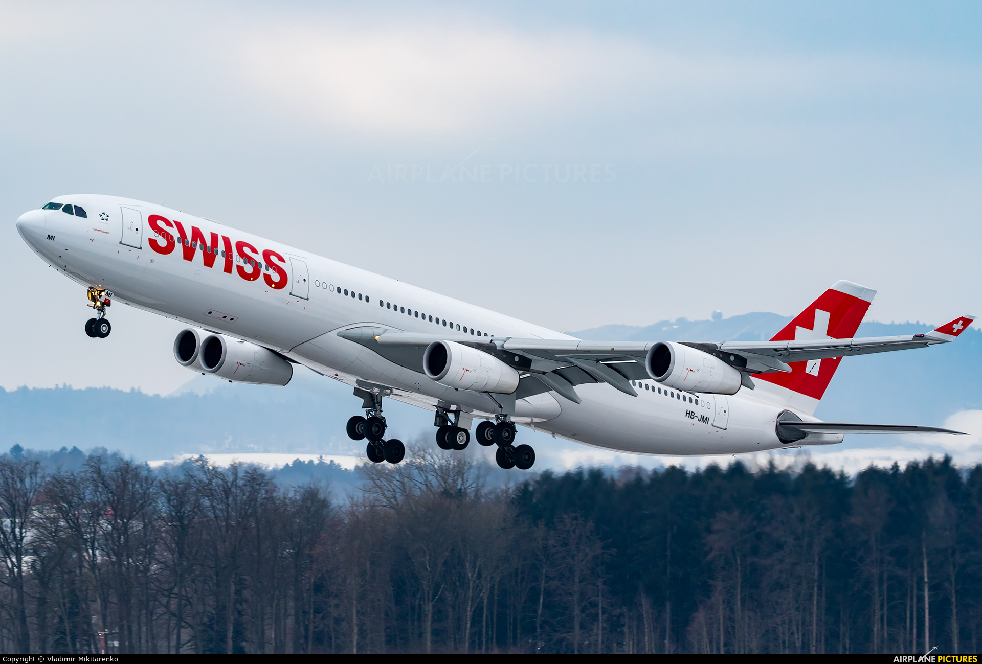 Hb Jmi Swiss Airbus A340 300 At Zurich Photo Id 876459 Airplane