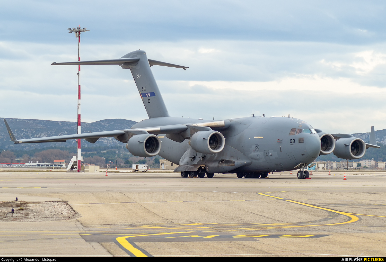 Heavy Airlift Wing (HAW) 5 aircraft at Marseille Provence
