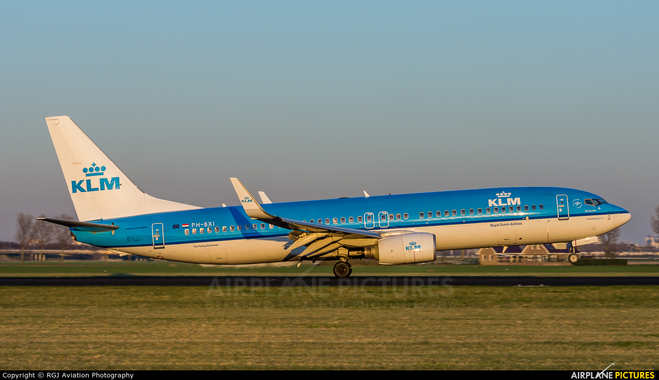 KLM PH-BXI aircraft at Amsterdam - Schiphol