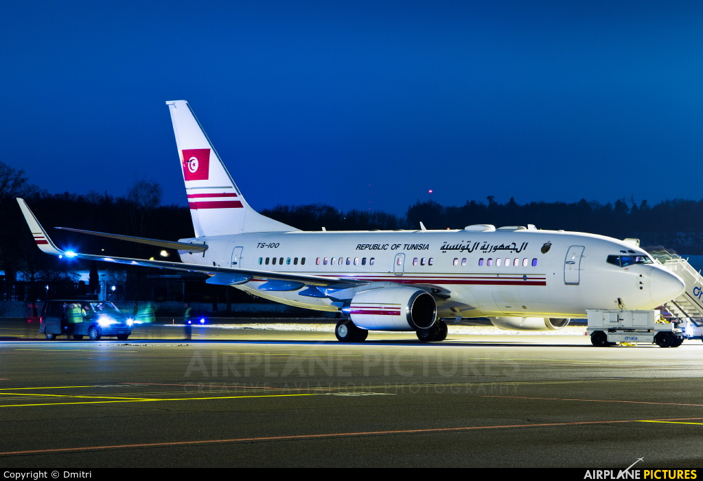 Tunisia - Government TS-IOO aircraft at Zurich