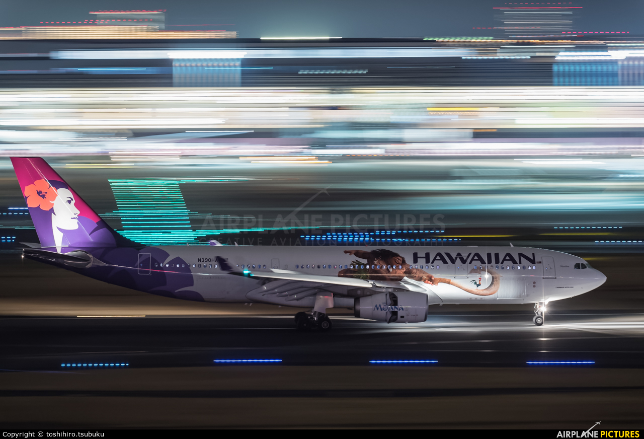 Hawaiian Airlines N390HA aircraft at Tokyo - Haneda Intl