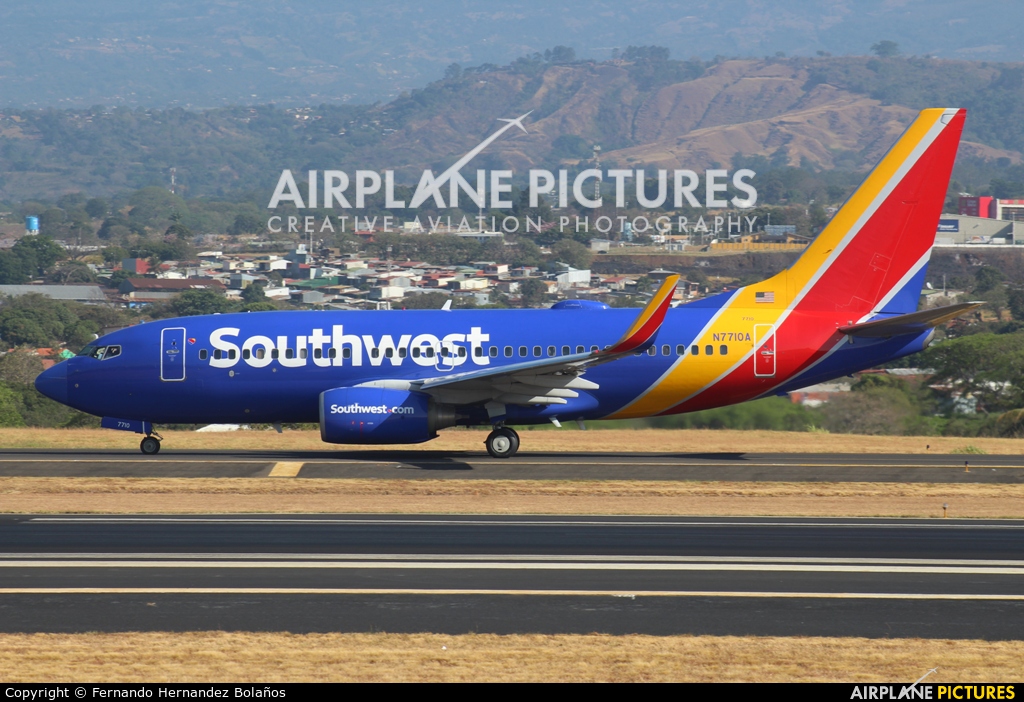 Southwest Airlines N7710A aircraft at San Jose - Juan Santamaría Intl