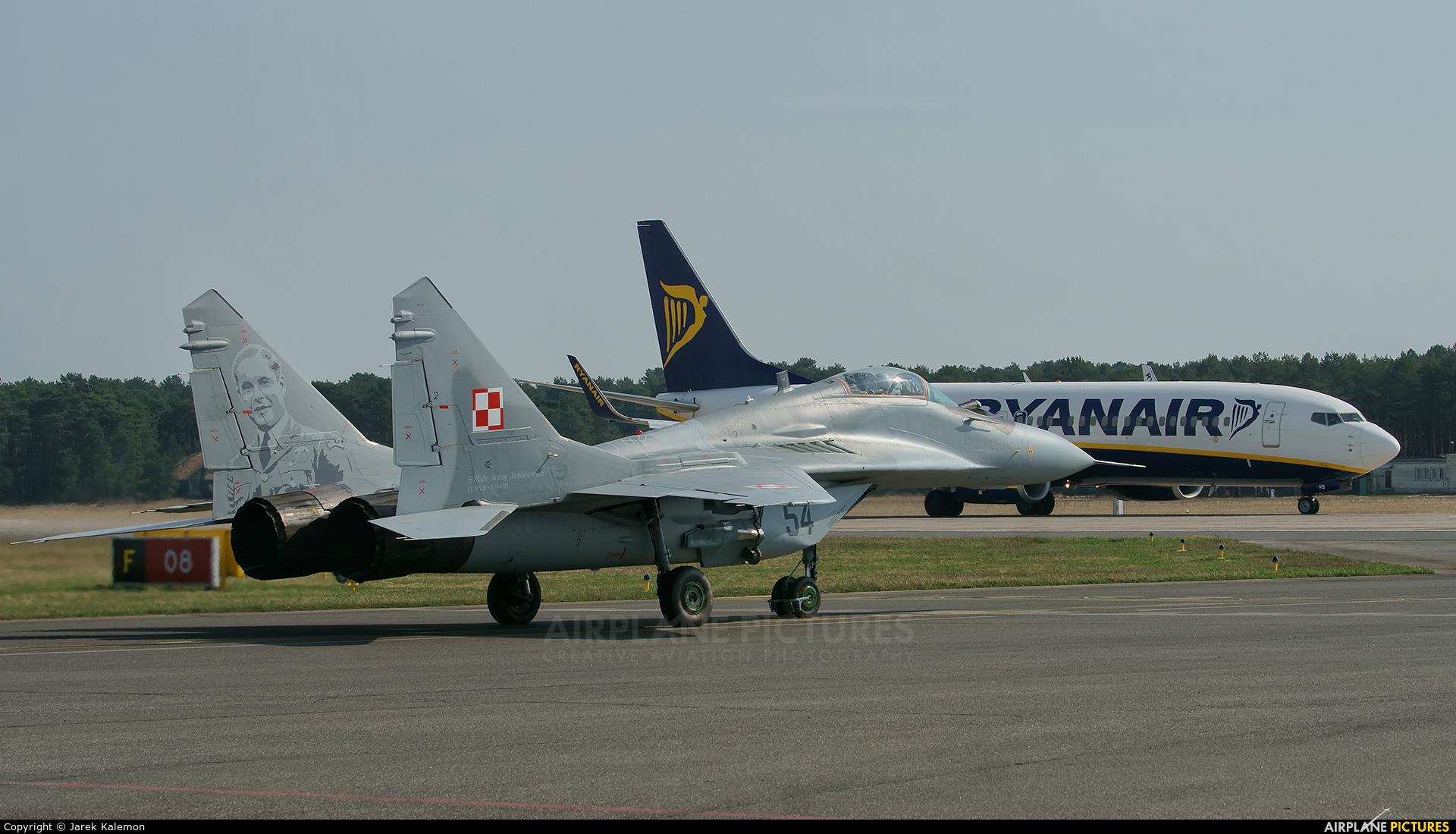 Poland - Air Force 54 aircraft at Bydgoszcz - Szwederowo