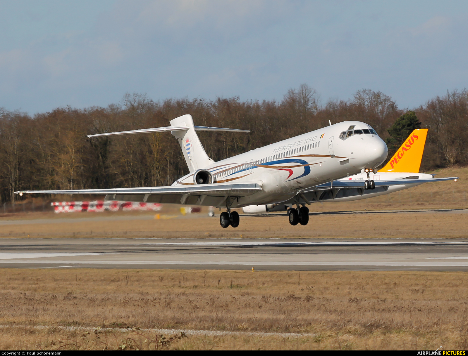 Tchad - Government TT-ABC aircraft at Basel - Mulhouse- Euro