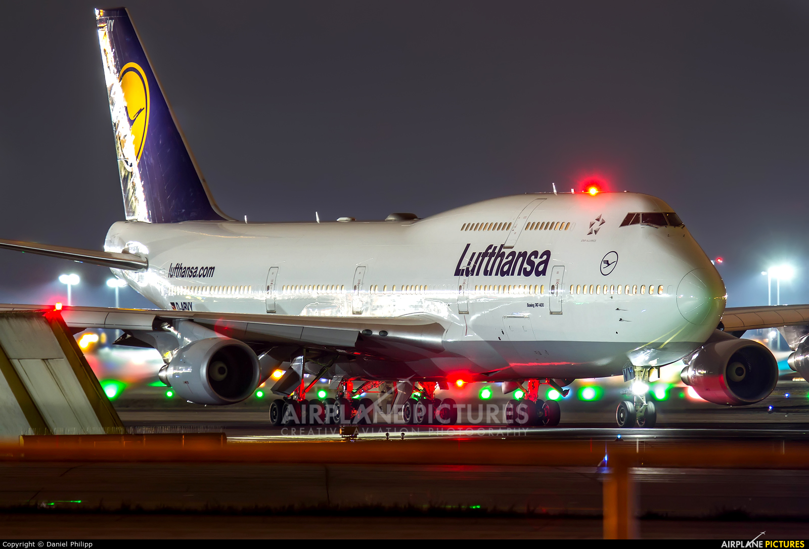 Lufthansa D-ABVY aircraft at Frankfurt