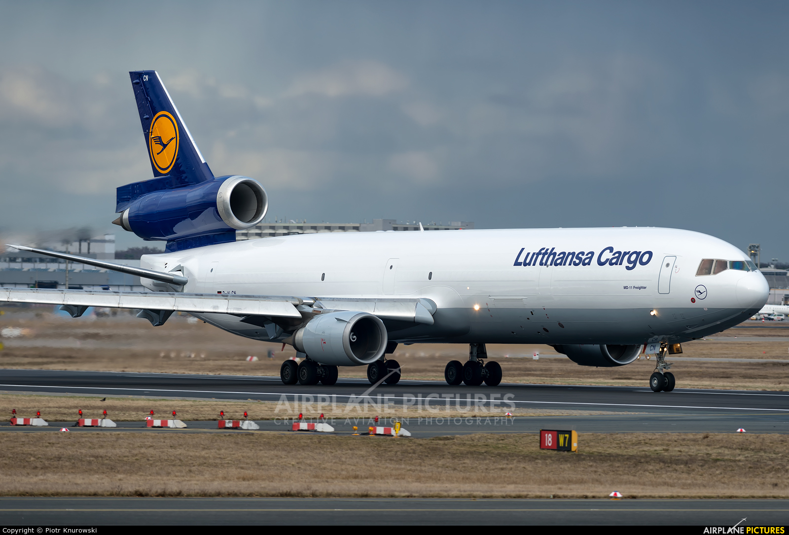 Lufthansa Cargo D-ALCN aircraft at Frankfurt