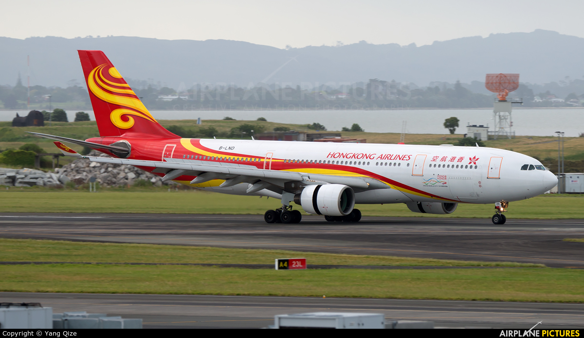 Hong Kong Airlines B-LND aircraft at Auckland Intl