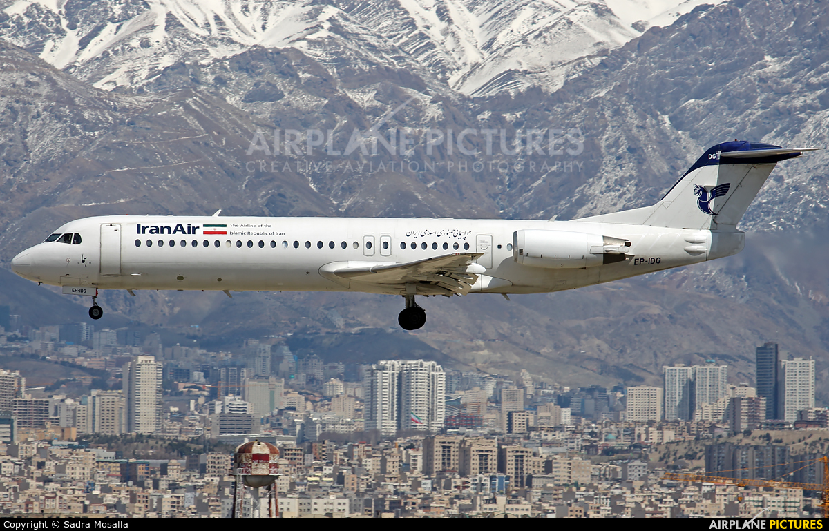 Iran Air EP-IDG aircraft at Tehran - Mehrabad Intl