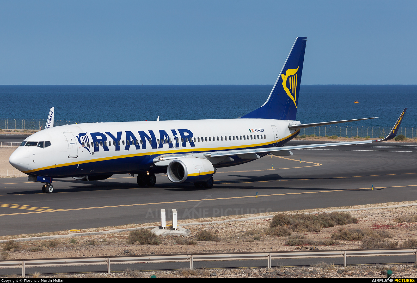 Ryanair EI-ENP aircraft at Lanzarote - Arrecife