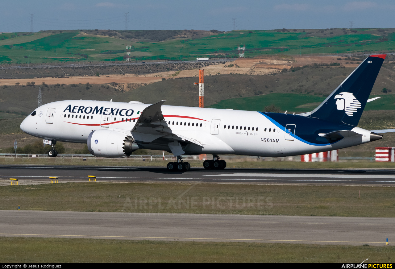 Aeromexico N961AM aircraft at Madrid - Barajas