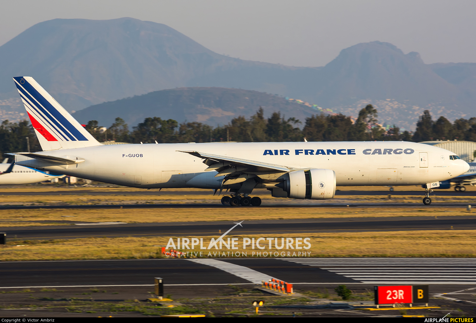 Air France Cargo F-GUOB aircraft at Mexico City - Licenciado Benito Juarez Intl