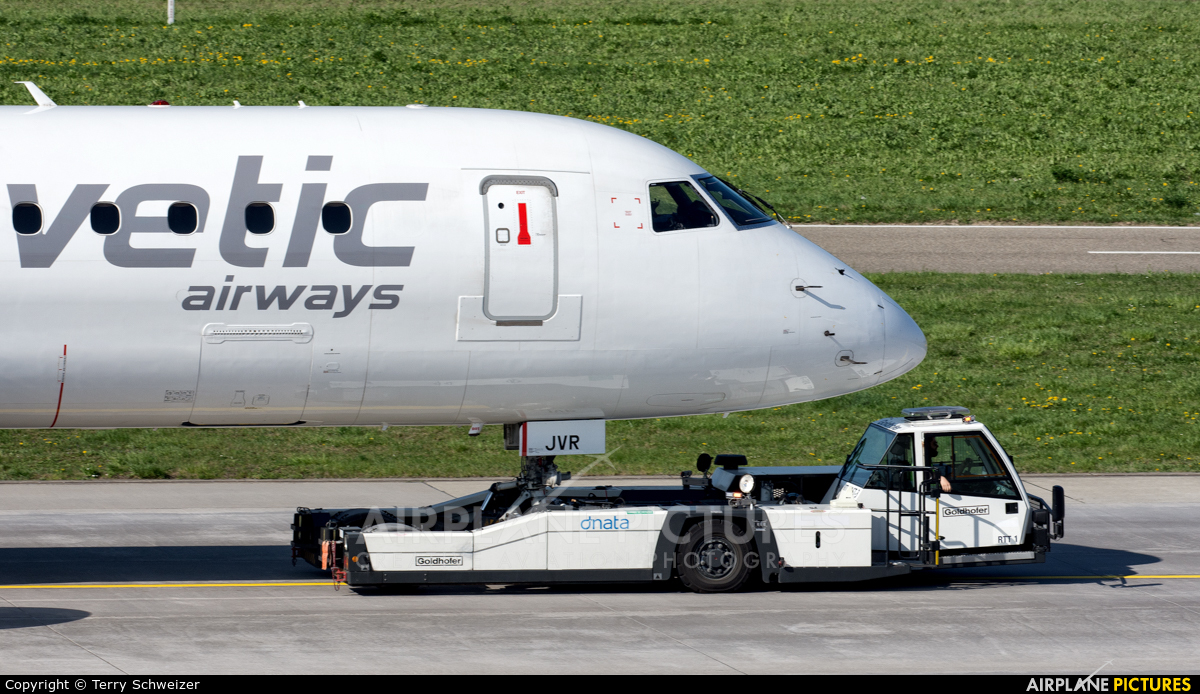 Helvetic Airways HB-JVR aircraft at Zurich