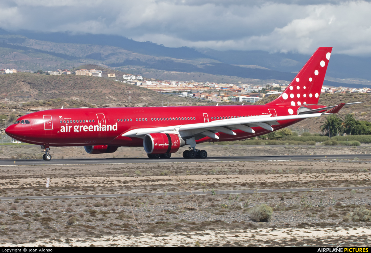 Air Greenland OY-GRN aircraft at Tenerife Sur - Reina Sofia