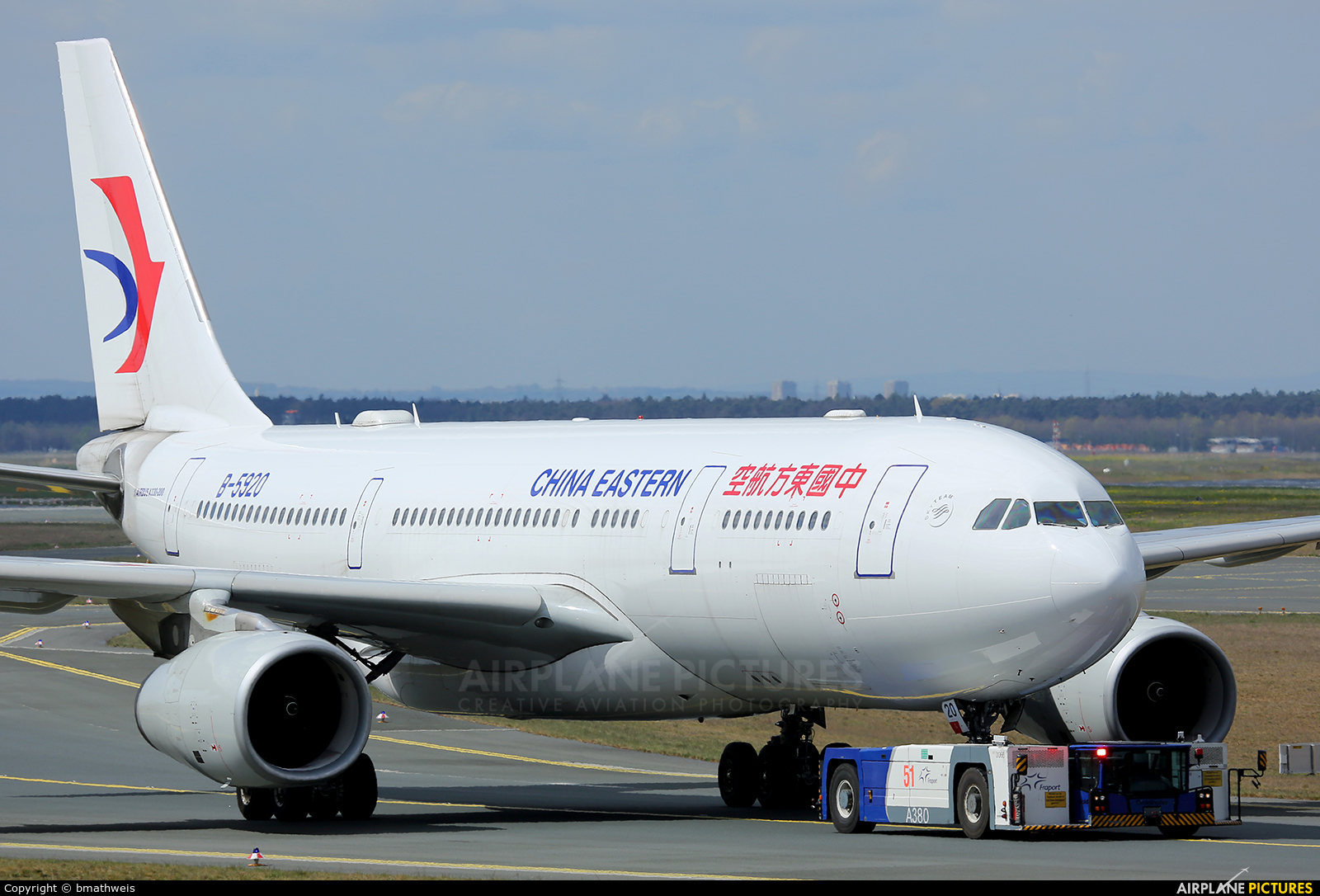 China Eastern Airlines B-5920 aircraft at Frankfurt